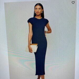 Reformation Leana Dress Danube (blue) - Size 6